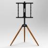 Height Adjustable Lcd Screen Floating Artistic Easel Studio Wood TV Floor Tripod Stand Mount