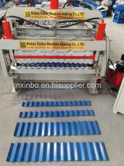 Roof Panel Tile making Machine Double Layer Steel Roof And Wall Sheet Roller Forming Machine