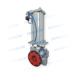 Normally closed pneumatic pinch valve