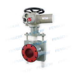 Electric control pinch valve