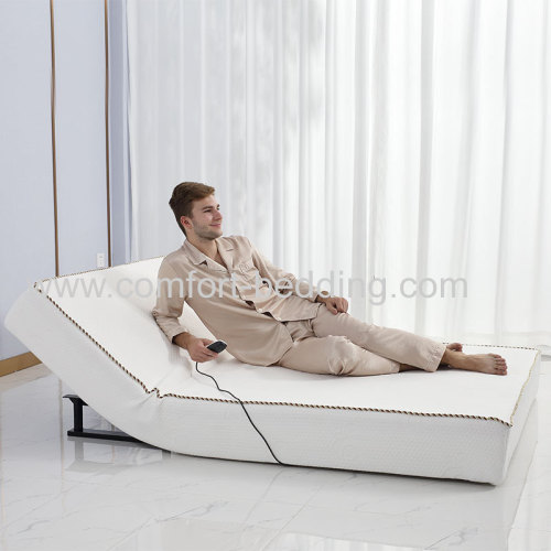 Konfurt High quality bedroom furniture memory foam remote control electric adjustable mattress