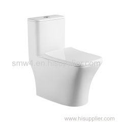 luxury sanitary ware wc ceramic white toilet bathroom rimless toilet Chinese wc wash down toilet