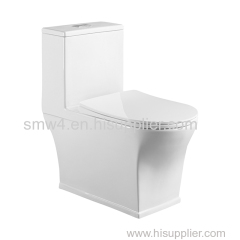 Smoow high end european standard wc sanitary ware ceramic one piece toilet from China