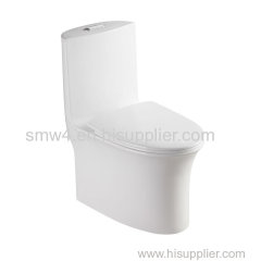Hot sanitary wares rimless washdown one piece wc ceramic toilet for bathroom