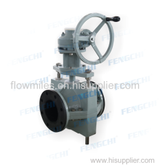 FENGCHI Manual Operated Pinch Valve with Gearbox for shut-off and control applications