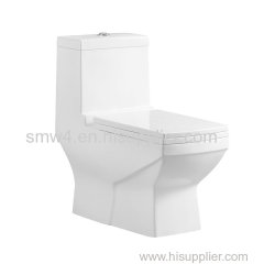 Sanitary ware Ceramic water saving OEM one piece toilet with Silent flushing