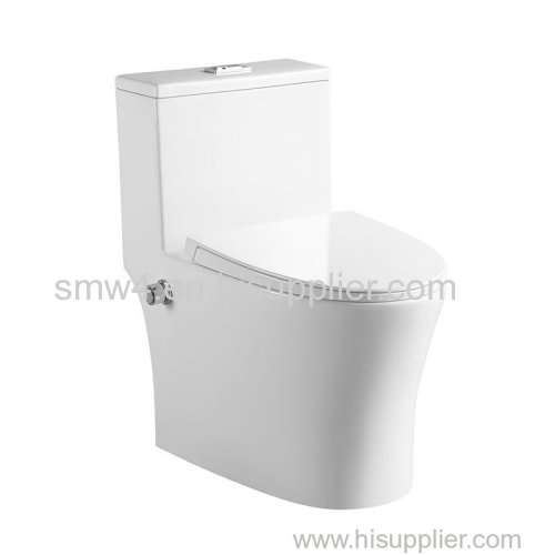 High quality sanitary ware ceramic washdown one piece bidet toilet wc for home bathroom