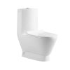 Factory Direct Selling Sanitary Ware Round Toilet Commode for Africa Washdown One-piece White One Piece Wc Toliet Cerami