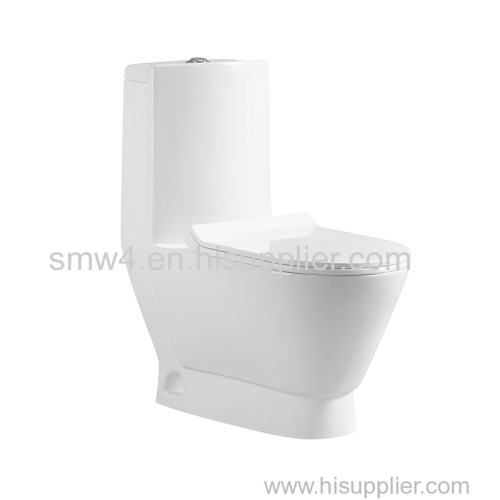 Factory Direct Selling Sanitary Ware Round Toilet Commode for Africa Washdown One-piece White One Piece Wc Toliet Cerami