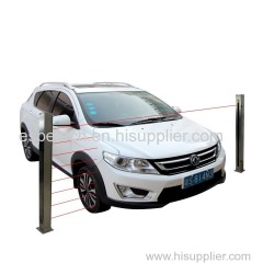 Vehicle separator light curtain