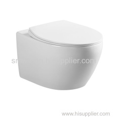 Modern style washdown Ceramic toilet european wall mounted water closets