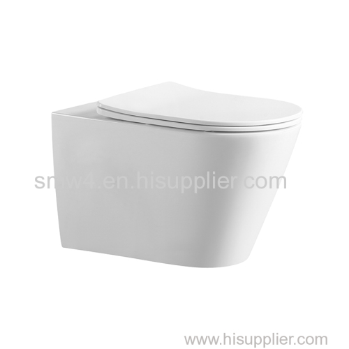 Wall Hung Toilet Bowl Wholesale Price Factory Supply Ceramic One Piece Wall Mounted