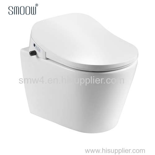 Modern European style bathroom intelligent wall hung smart toilet seat with CE certificate