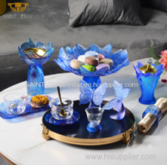 SAINT-VIEW Crystal Vase Manufactures Ramadan Mubkhar Backoor Gift Set Coffee Tray Gift Souvenir Shop Wholesale