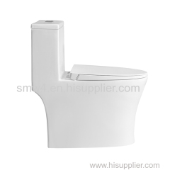 Smoow sanitary wares toilet one piece ceramic with sink round toilet china supplier wholesalers bathroom