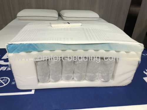 Comfort Pocket Spring Mattress Compressed in Bedroom Bed