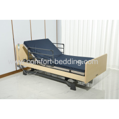 Konfurt 3 Function Hi-Lo Adjustable Manual Hospital Used Patient Bed with 3 Cranks