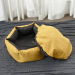 Konfurt wholesale velvet bottom oxford fabric soft washable luxury designer pet puppy dog sofa bed