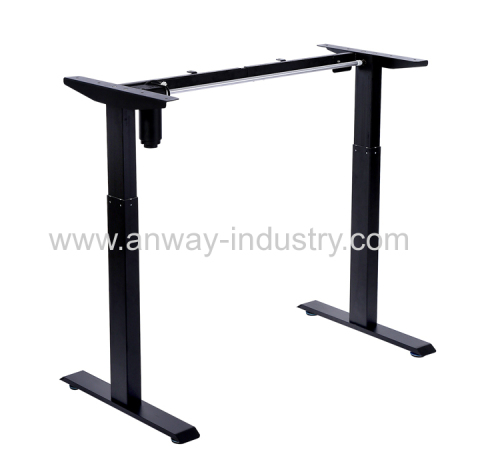 3 Stages Dual Motor Electric Standing Desk Whole-Piece Desk Board Height Adjustable Desk Electric Stand Up