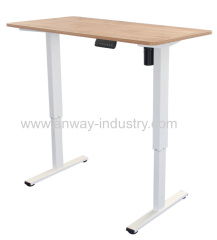 3 Stages Dual Motor Electric Standing Desk Whole-Piece Desk Board Height Adjustable Desk Electric Stand Up