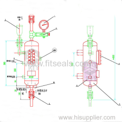 9L API PLAN 53A FOR DOUBLE CARTRIDGE SEAL