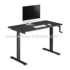 Standing modern ergonomic sit-stand smart office furniture desk manual adjustable executive office table desk