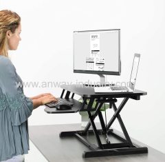 Office Ergonomic Standing Desk Height Adjustable Laptop Sit To Stand up Computer Desk Converter