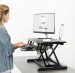 Office Ergonomic Standing Desk Height Adjustable Laptop Sit To Stand up Computer Desk Converter