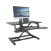 Standing Desk with Height Adjustable 32 inches Stand Up Black Desk Converter Ergonomic Tabletop Workstation Riser B