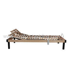 Konfurt Factory Price Bedroom Furniture Double Carbon Steel Slatted Bed Frame Metal Parts