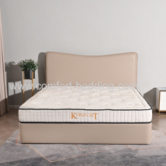 Konfurt Manufacturer Birch Electric Bedroom Furniture Leather Upholstered Lift Double Storage Bed