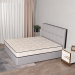 Konfurt Modern Simple Design Bedroom Furniture Fabric Single Queen Bed with Storage