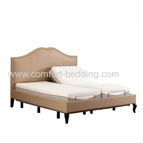 Konfurt China Supplier Wholesale Adjustable Bed Frame Queen Split King Size Smart Mattress With Massage