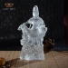 Factory Wholesale Chinese Traditional Medicine Buddha Seven Avatar Mandala Blue Liuli Glass Statues