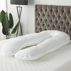 Factory Wholesale Anti-bacterial Full Body Breathable U shape Pregnancy Pillow Maternity