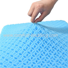 Konfurt Hot Selling Breathable Double Layer Non-Slip Cooling TPE Egg Gel Seat Cushion for Office Chair