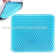 Konfurt TPE Gel Seat Cushion Double Thick for Long Sitting with Non-Slip Cover