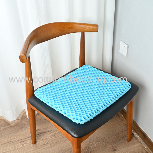 Konfurt TPE Gel Seat Cushion Double Thick for Long Sitting with Non-Slip Cover
