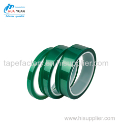 Green Polyester Masking tape Powder Coating and Sandblasting