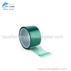 Green Polyester Masking tape Powder Coating and Sandblasting