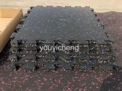 Rubber Flooring High Quality Gym Rubber Flooring Interlocking Easy Installation Rubber Floor