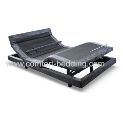 Konfurt Electric Okin Adjustable Bed with 4 German Okin Motors Head tilt Lumbar Support