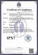 IPX7 Certificate