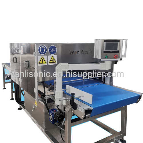 ultrasonic Square or rectangle sponge cake cutting machine