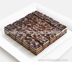 Food Industry Ultrasonic Customized Chocolate Cube Cutting Machine Roundcake Cutter