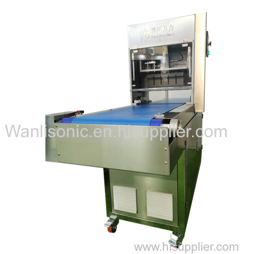 safety commercial ultrasonic automatic food cutting machine pastry nought candy cutter