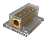 Power Distribution Block 2x4GA In 4x8GA Out Gold Plated