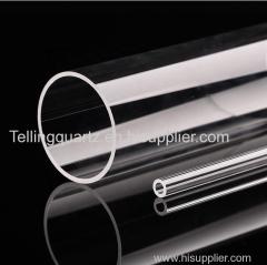 High Temperature Customizable Size Quartz Glass Tube Fused Silica Transparent Quartz Tube