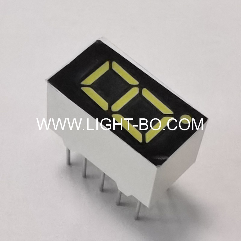 Ultra white Single digit 9.2mm (0.36") common cathode 7 Segment LED Display