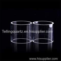 Large Diameter quartz tube Transparent Cylinder Fused Silica Quartz Glass Tube